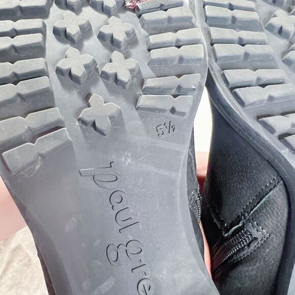 Paul Green Kendra Tall Riding Boots Black Suede Nuback Women's Size 5.5 UK 8 US - Picture 2 of 8